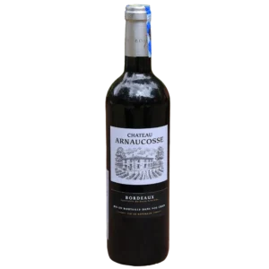 Bottle of Chateau Arnaucosse Bordeaux red wine by The Choice Ltd Kenya