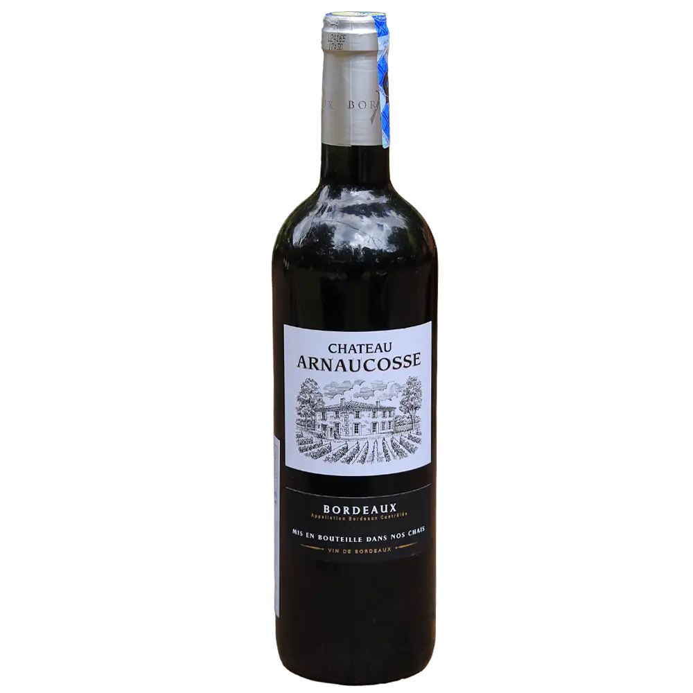 Bottle of Chateau Arnaucosse Bordeaux red wine by The Choice Ltd Kenya