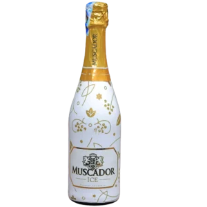 Bottle of Muscador Ice sparkling wine